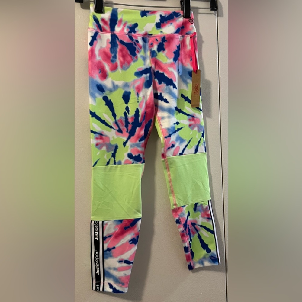 - 🆕 JUSTICE SPORT GIRLS LEGGINGS S(7/8) - Picture 3 of 3